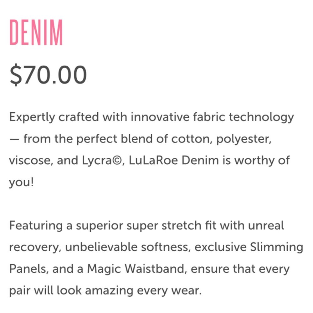 LuLaRoe Skinny Denim - Picture 9 of 10